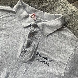 Vintage Gray University of Cincinnati Button Up